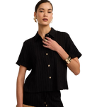 Camisa Texturizada em Viscose