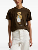 Camiseta com estampa de urso