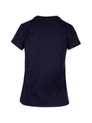 Camiseta com logo bordado