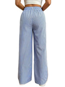 Calça Casual Listrada