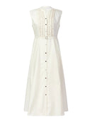 Vestido longo de algodão