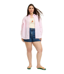 Camisa Plus Size em Algodão