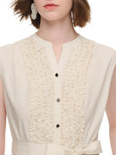 Vestido longo de algodão