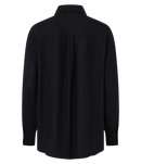 Camisa Alongada Viscolinho PRETA