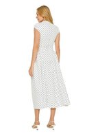 Vestido Midi De Bolinhas