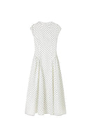 Vestido Midi De Bolinhas